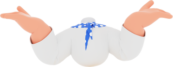 3D People Hand Casual Body Gesture 