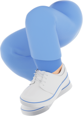 3D People Sports Body Pants